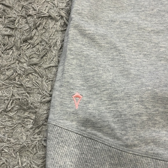 Youth Iviba Sweater in Gray with pink detail at the backs - Picture 7 of 8